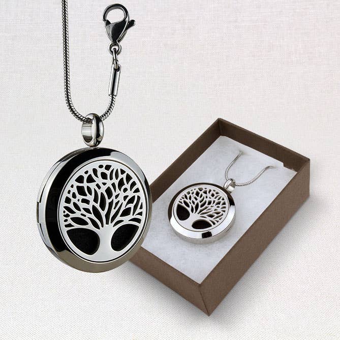 Aromatherapy Locket - Tree