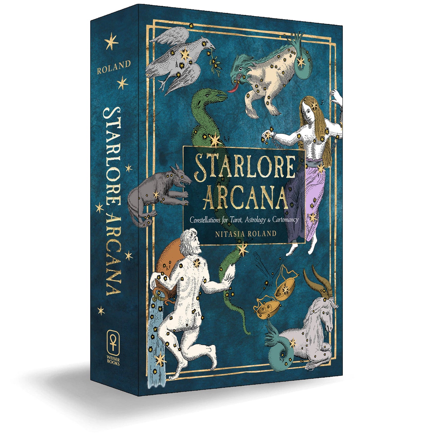 Starlore Arcana: 56 Cards & 128-Pg Book (Astrology Deck)