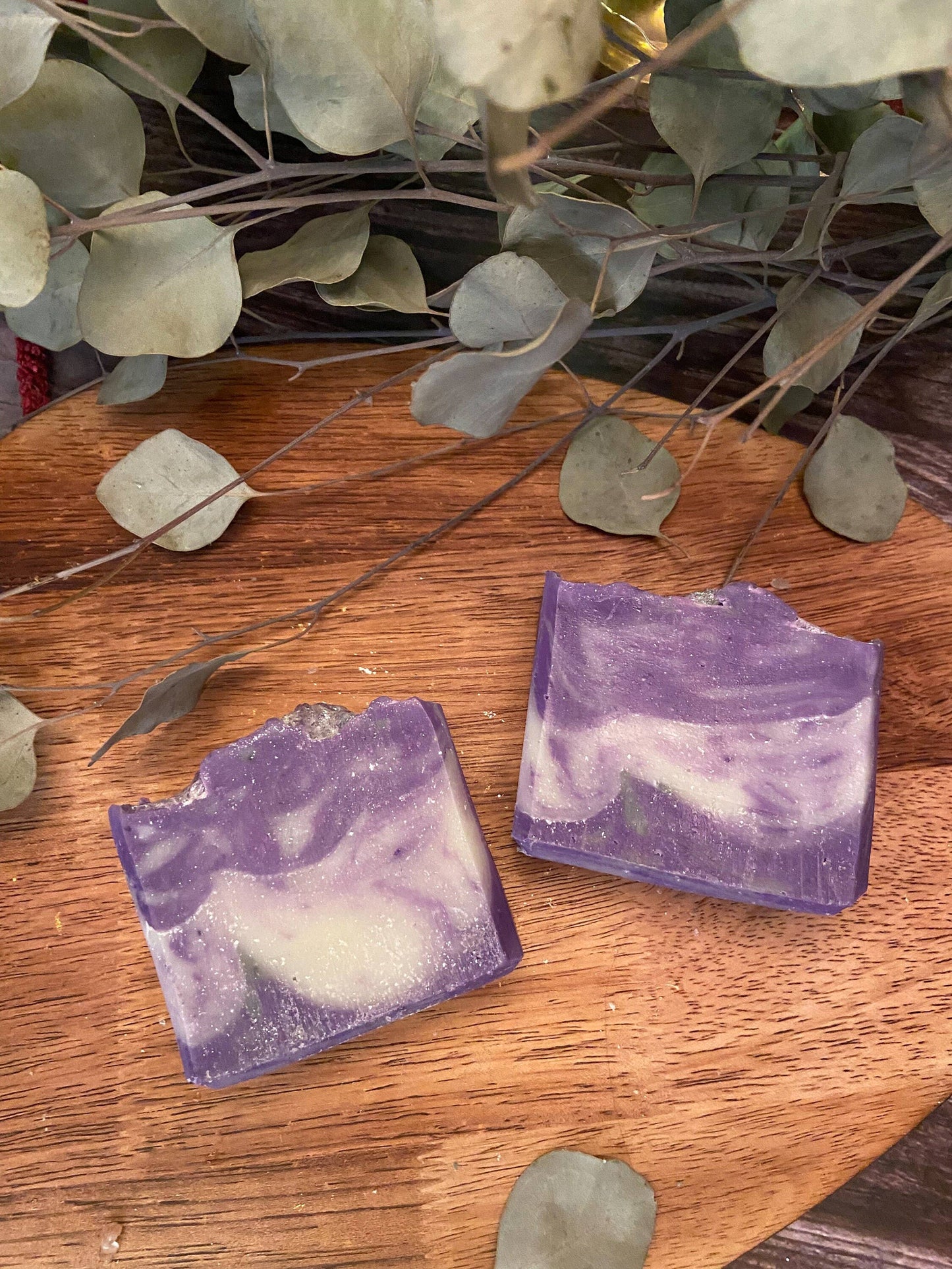 Amethyst Soap, Handmade Soap, Vegan Skincare, Crystal Soap