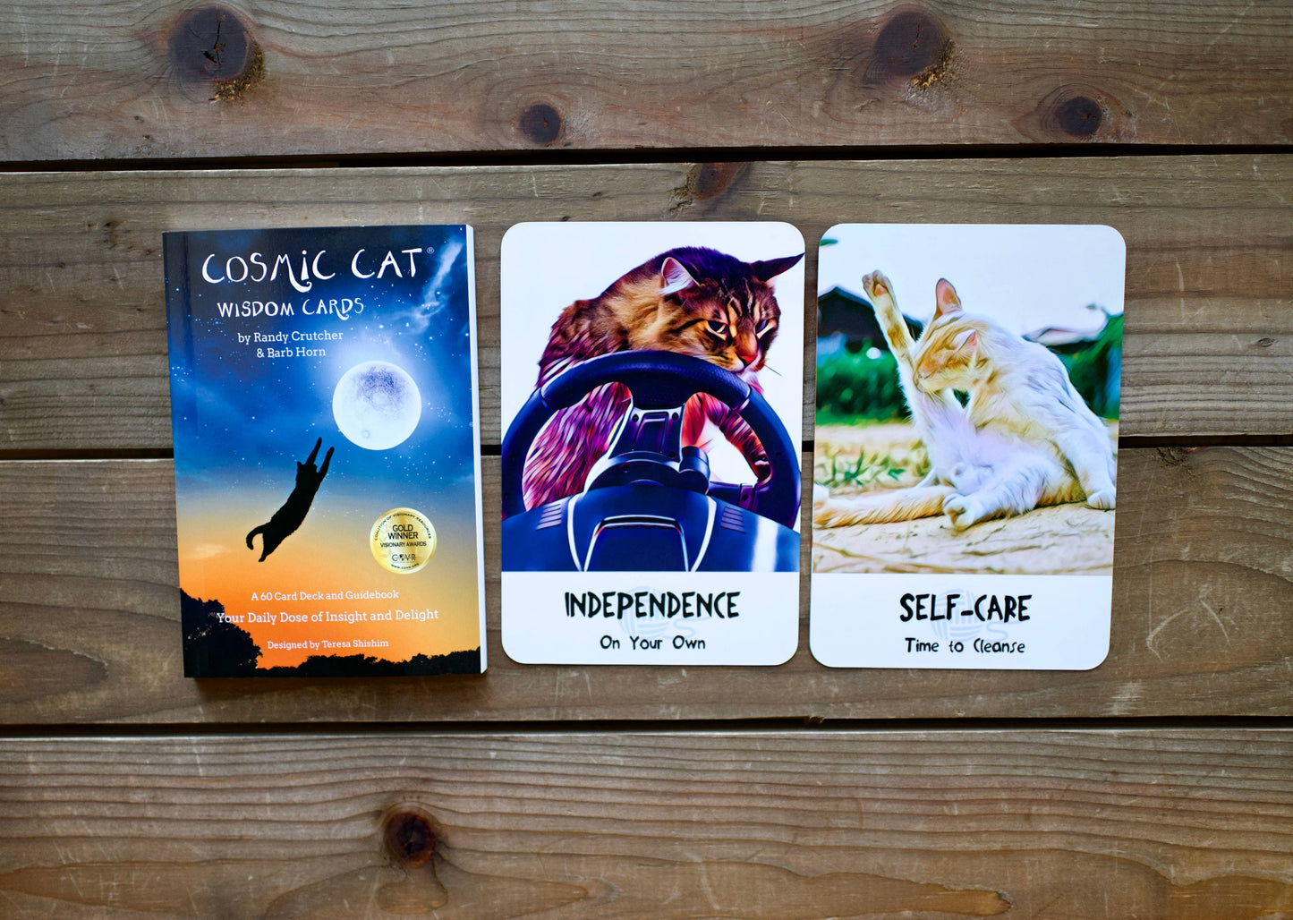 Cosmic Cat Wisdom Cards