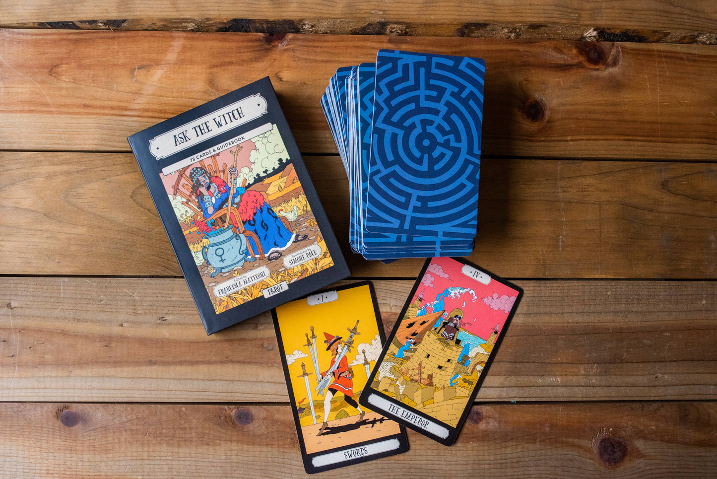 Ask the Witch Tarot-78 Cards & Book: Halloween/Samhain Deck