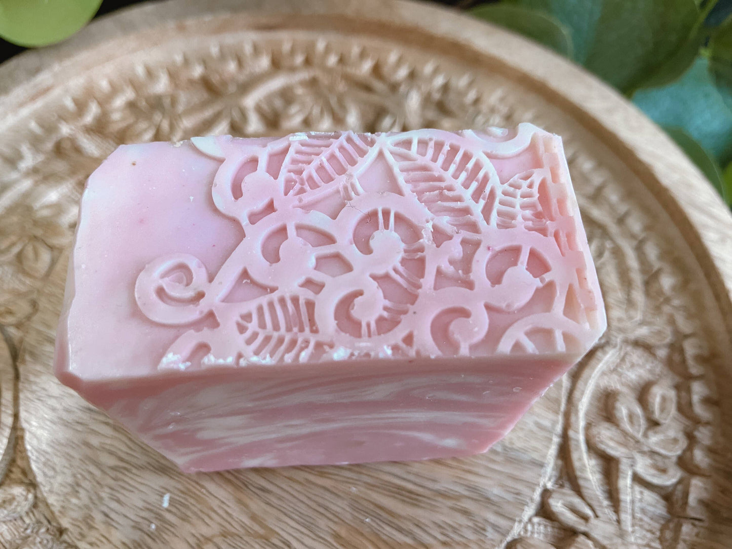 Prosecco & Raspberry Soap, Lace Top Soap, Handmade Cold