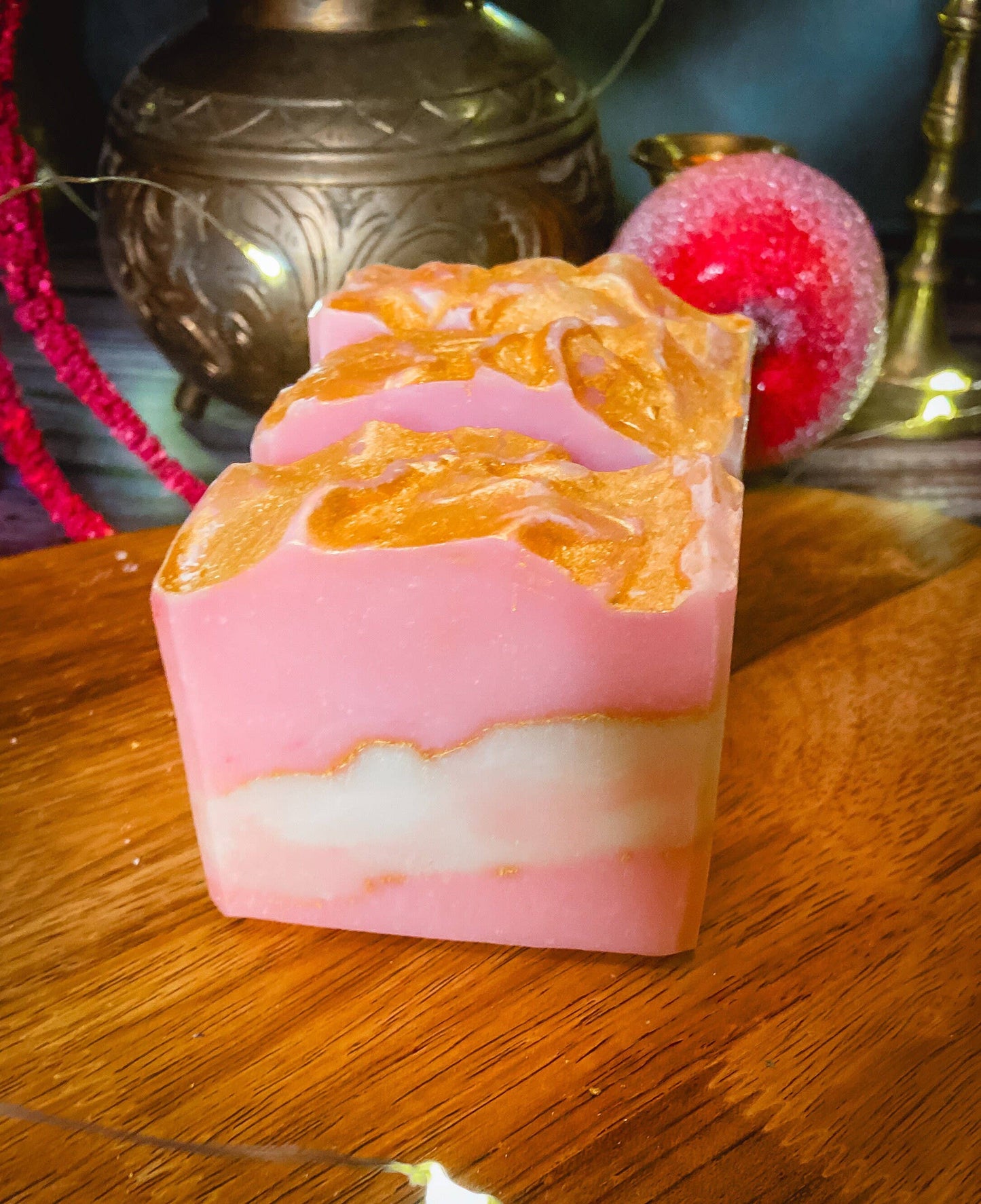 Rose Quartz Soap, Handmade Soap, Vegan Skincare