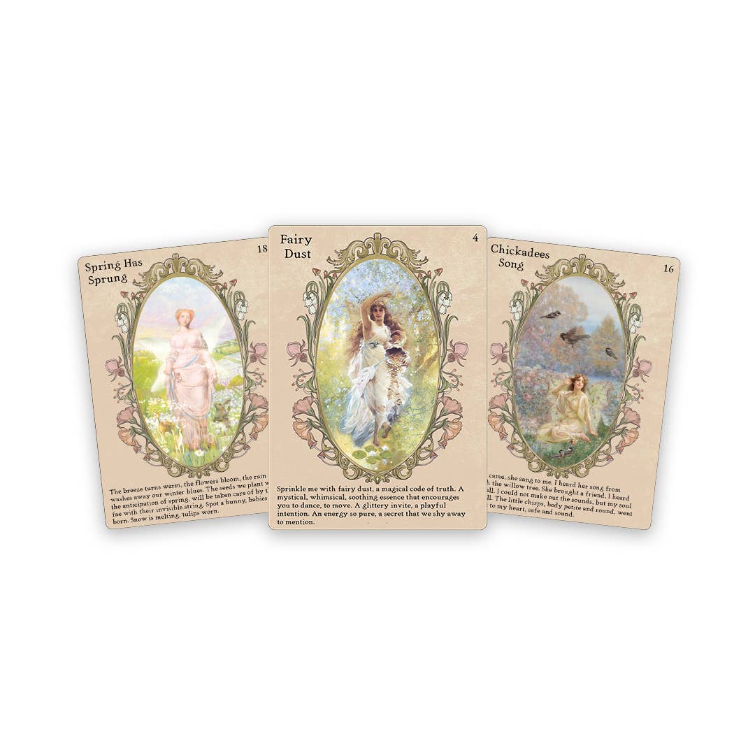 Sisters of the Fae: 33 Cards & 80 Pg. Book-Fairy Oracle