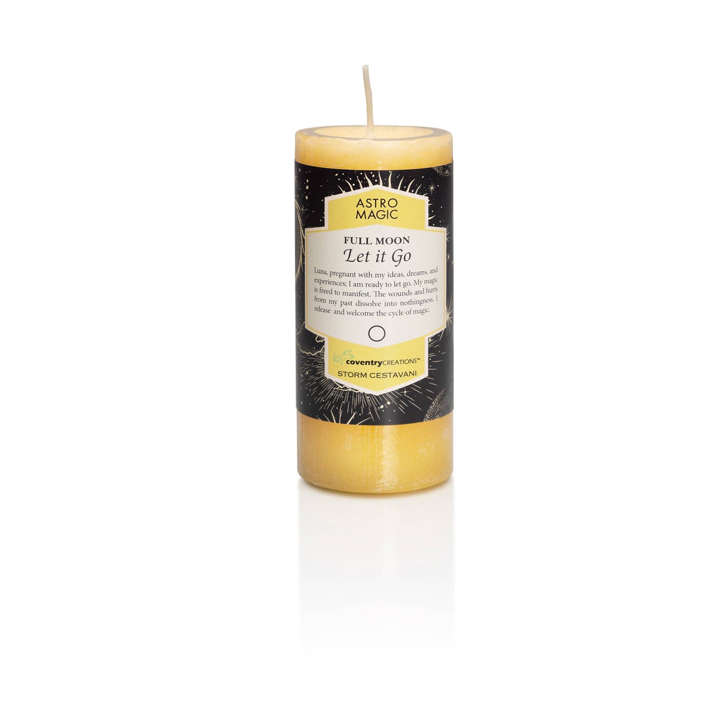 Astrology Full Moon Ritual Candle