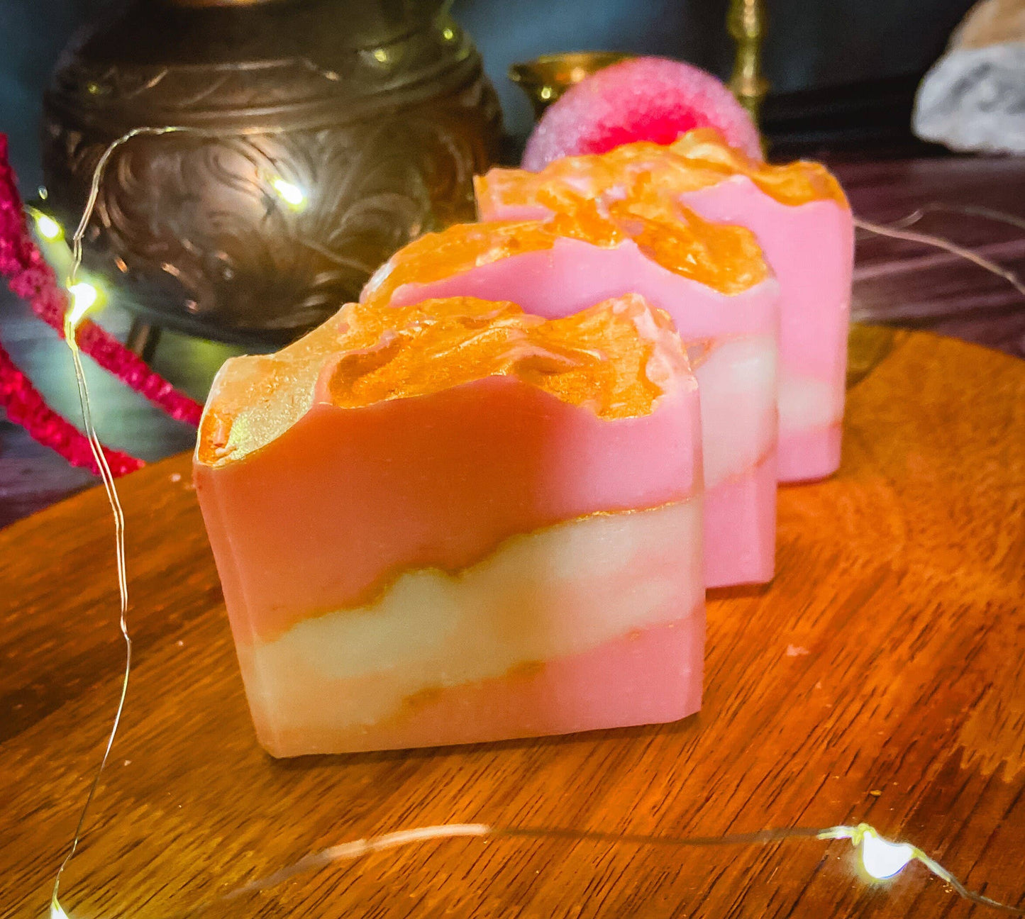 Rose Quartz Soap, Handmade Soap, Vegan Skincare
