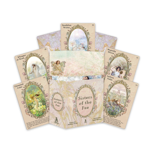 Sisters of the Fae: 33 Cards & 80 Pg. Book-Fairy Oracle