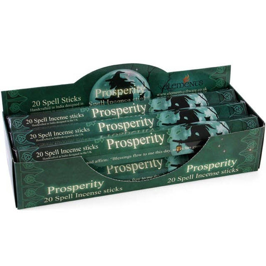 Set of 6 Packets of Prosperity Spell Incense Sticks