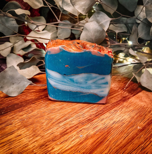 Moss Agate Soap, Handmade Soap, Vegan Skincare, Crystal Soap