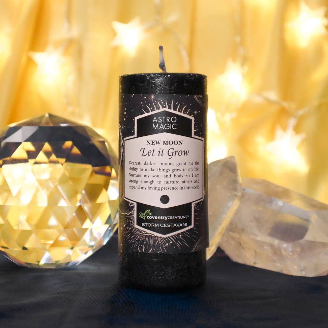 Astro Magic New Moon - Let it Grow Candle
