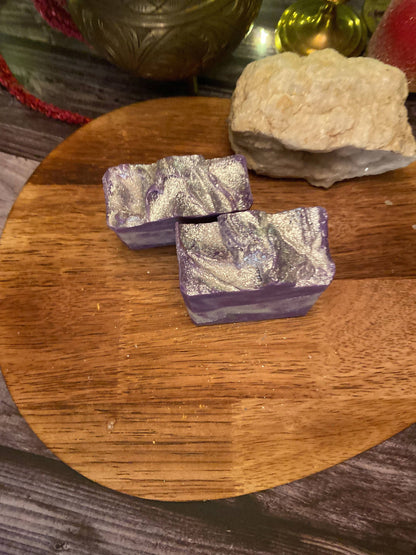Amethyst Soap, Handmade Soap, Vegan Skincare, Crystal Soap