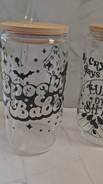 🦇 Spite & Spirits – 16 oz Libby Glasses (Sold Individually) 🦇